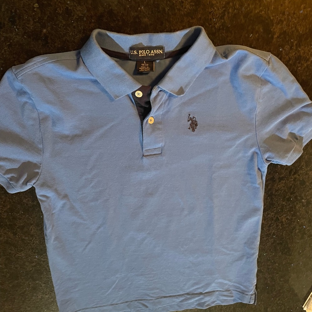 U.S. Polo Assn. Kids Blue Polo Shirt
